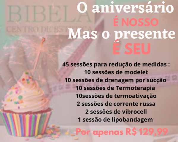 super promoção de aniversário ( 45 sessões )