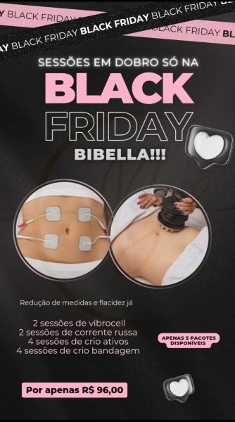 Black Friday sessões em dobro
