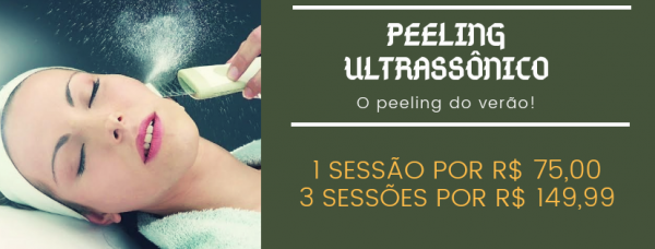 1 sessão de peeling utrassônico