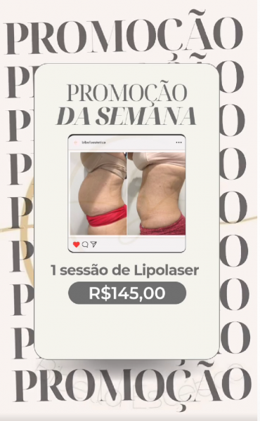 Promoção da semana LipoLaser