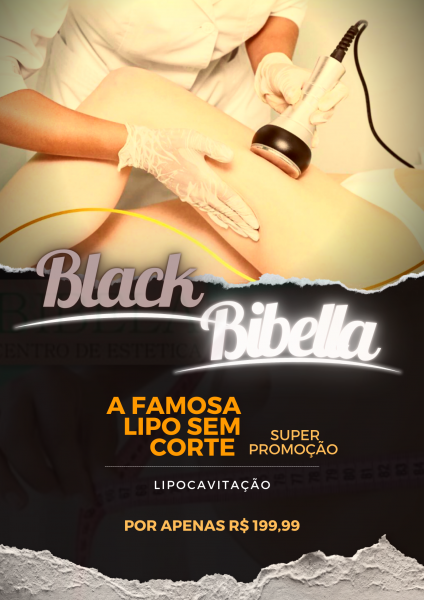 Black bibella a famosa lipo sem corte