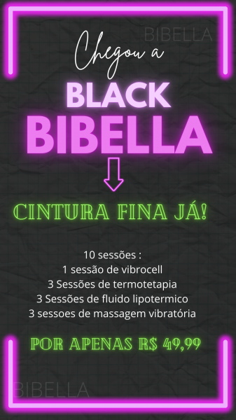 Black Bibella ( cintura fina)