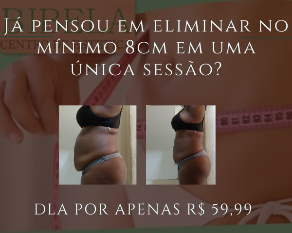 8cm off em uma única sessão!