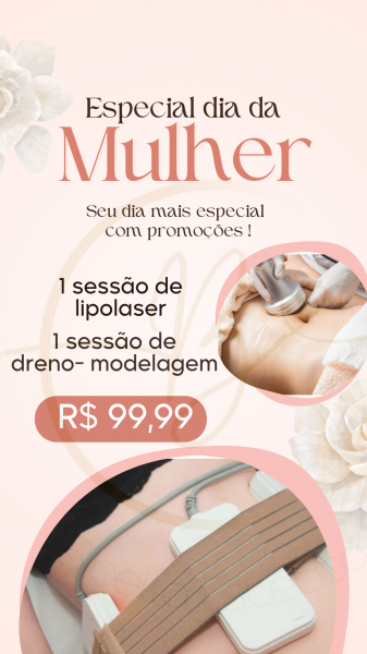 especial dia da mulher ( lipolaser)