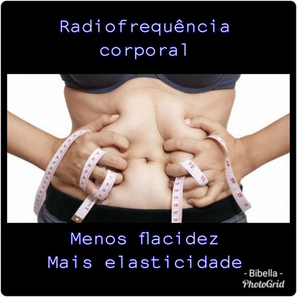 Radiofrequência contra flacidez corporal