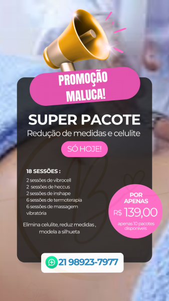 redução de medidas e celulite