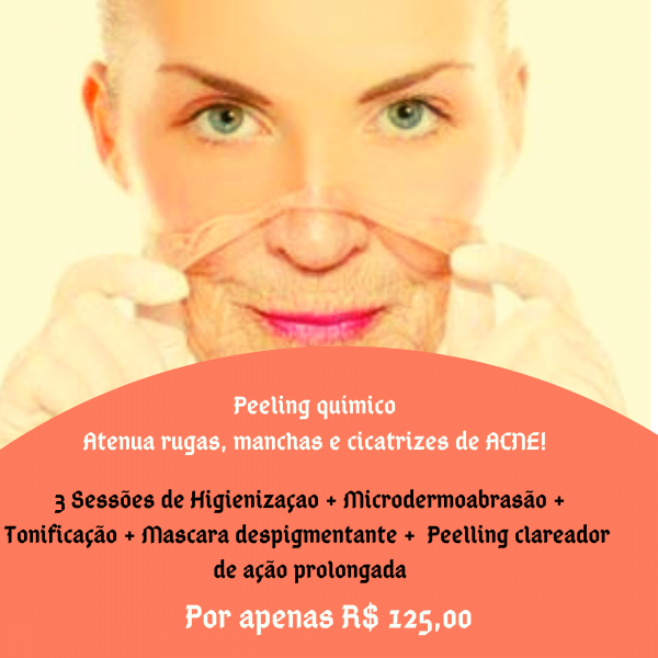 Tratamento facial para atenua manchas , linha de expressão e marcas de acne