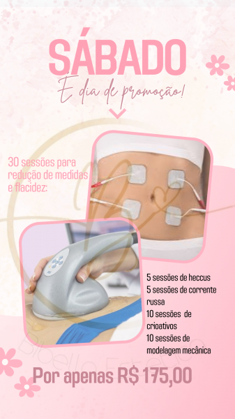 Sábado é dia de promoção heccus + corrente russa