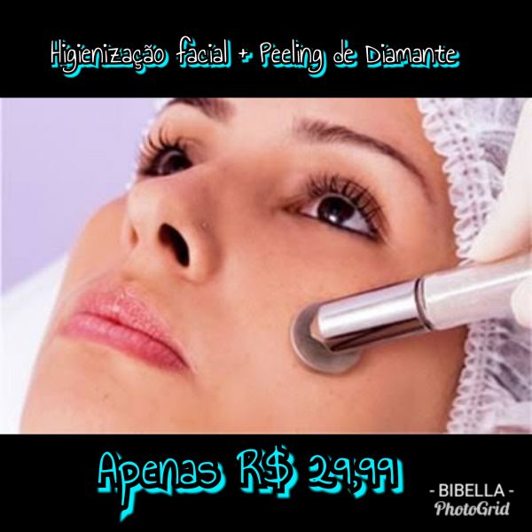 Sexta maluca ( higienização facial + peeling de diamante)