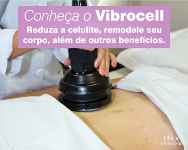 Vibrocell para detonar celulite e modelar a silhueta