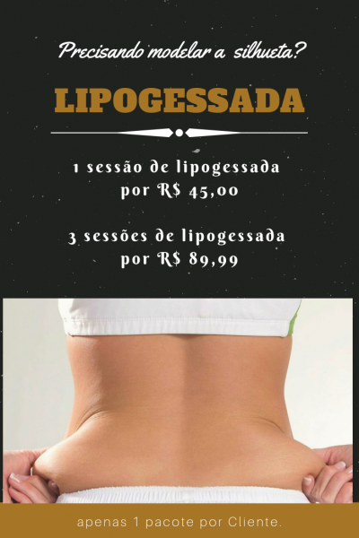 1 sessão de lipogessada