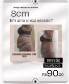 8cm off em uma única sessão