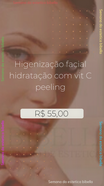 Semana da esteticista ( higienização facial )