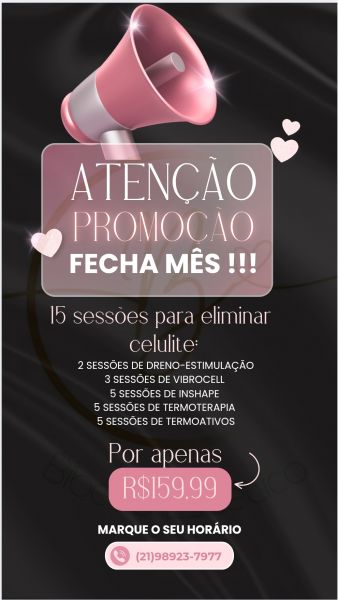 15 sessões para eliminar celulite: