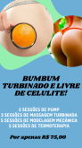 Bumbum turbinado e livre das celulites.