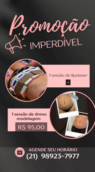 Promoção imperdível ( lipolaser )