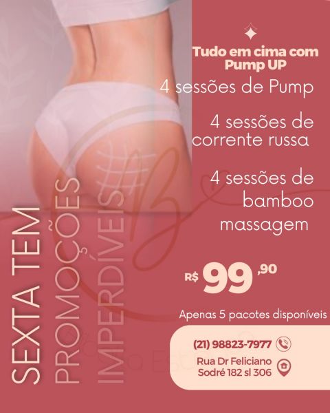 Tudo em cima com pump UP