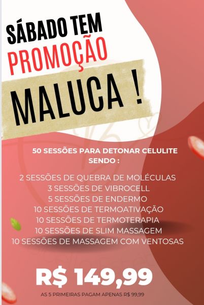 sábado tem promoção