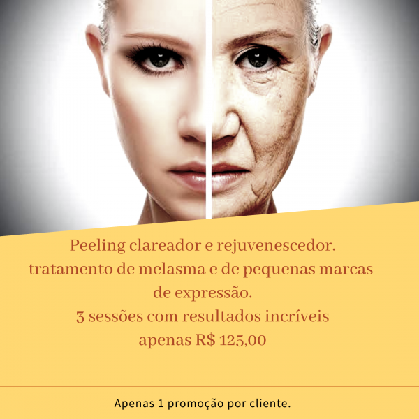 50% off no tratamento facial