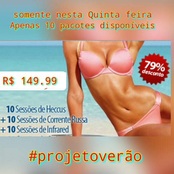 #projetoverão 30 sessões