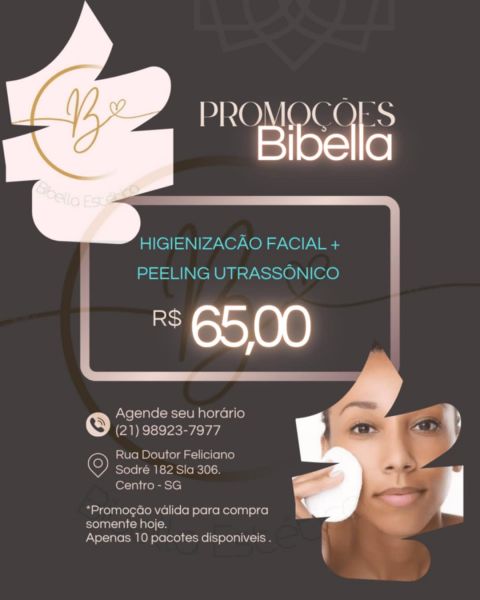 Promoção bibella ( peeling ultrssônico)