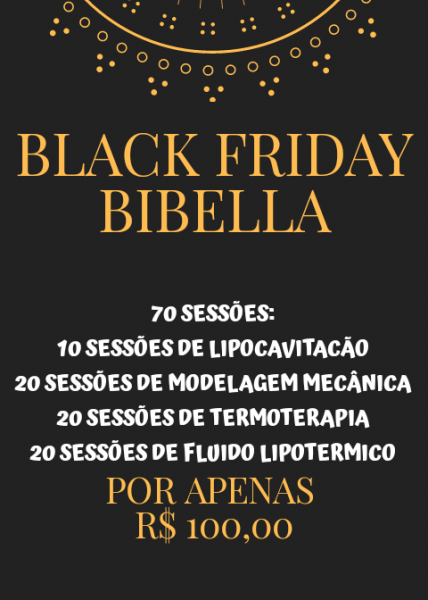 Black Friday (70 sessões para redução de medidas e Celulite)