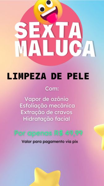 limpeza de pele