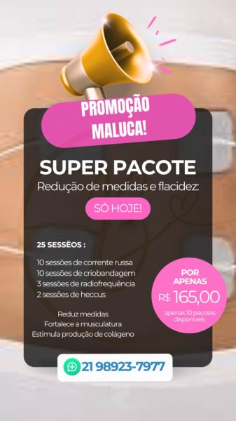 Redução de medidas e flacidez