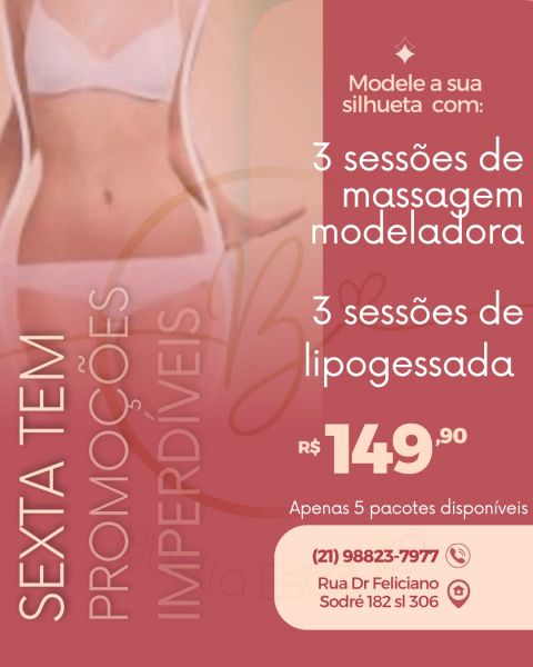 Modele sua silhueta com lipogessada