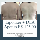 Lipolaser + DLA ( 1 sessão)