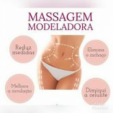 Massagem modeladora para desenhar o seu corpinho