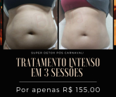 Que tal um super Detox para reduzir medidas e te ajudar a perder até 1kg por sessão ( 3 sessões )