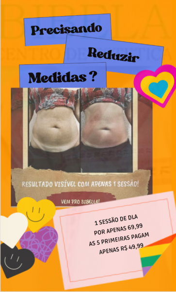 8cm off em uma única sessão!( DLA)