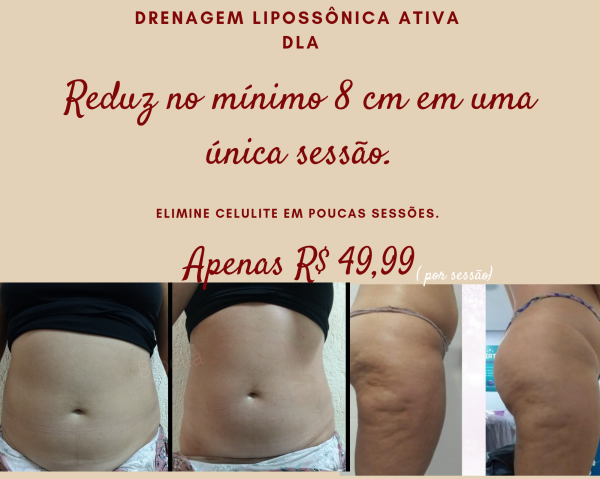 8cm off em uma única sessão!