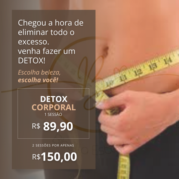 1 sessão de detox corporal